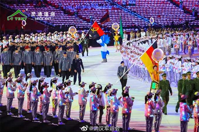 军用篷房生产厂家 灵通赛事篷房为军运再添色彩