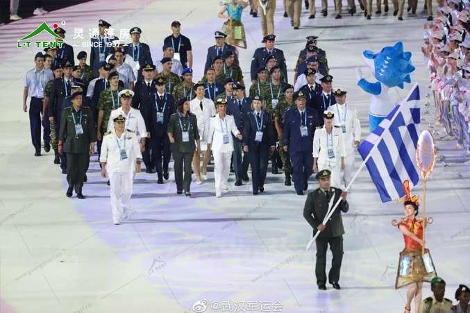 军用篷房生产厂家 灵通赛事篷房为军运再添色彩