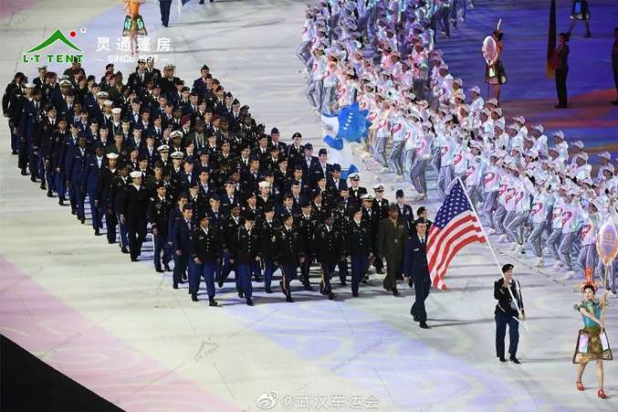 军用篷房生产厂家 灵通赛事篷房为军运再添色彩