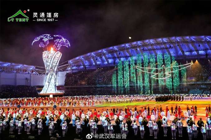 军用篷房生产厂家 灵通赛事篷房为军运再添色彩