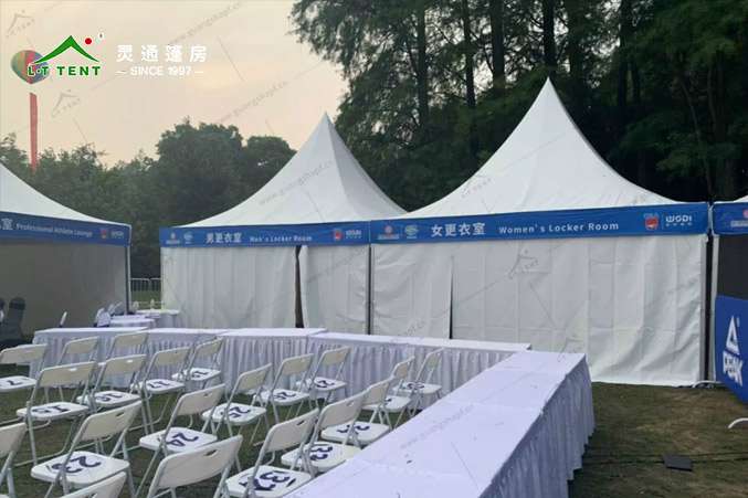 军用篷房生产厂家 灵通赛事篷房为军运再添色彩