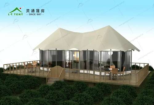 灵通民宿帐篷亮相上海国际篷房展 灵通民宿帐篷亮相上海国际篷房展