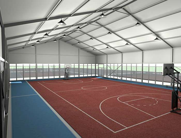 篮球场篷房 篮球场篷房