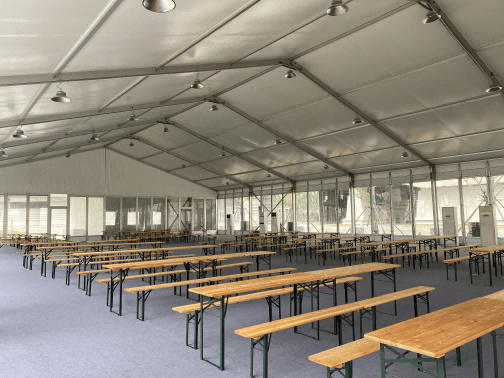 展会篷房内部 展会篷房内部